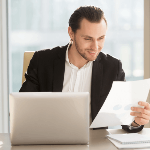 Translator in Florida certified by the American Translators Association working on accurate Birth Certificate translations.