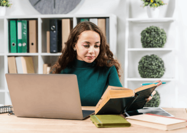 A student benefiting from Certified academic translation services in Florida for immigration and school applications.